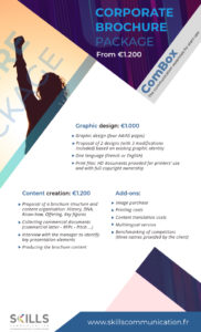 corporate brochure package