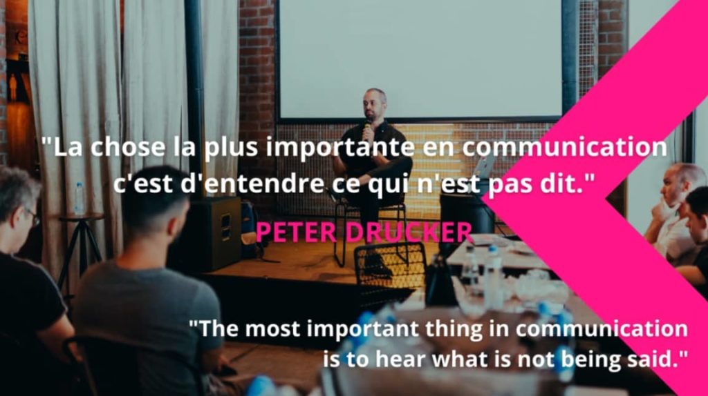 Peter Drucker La chose la plus importante en communication