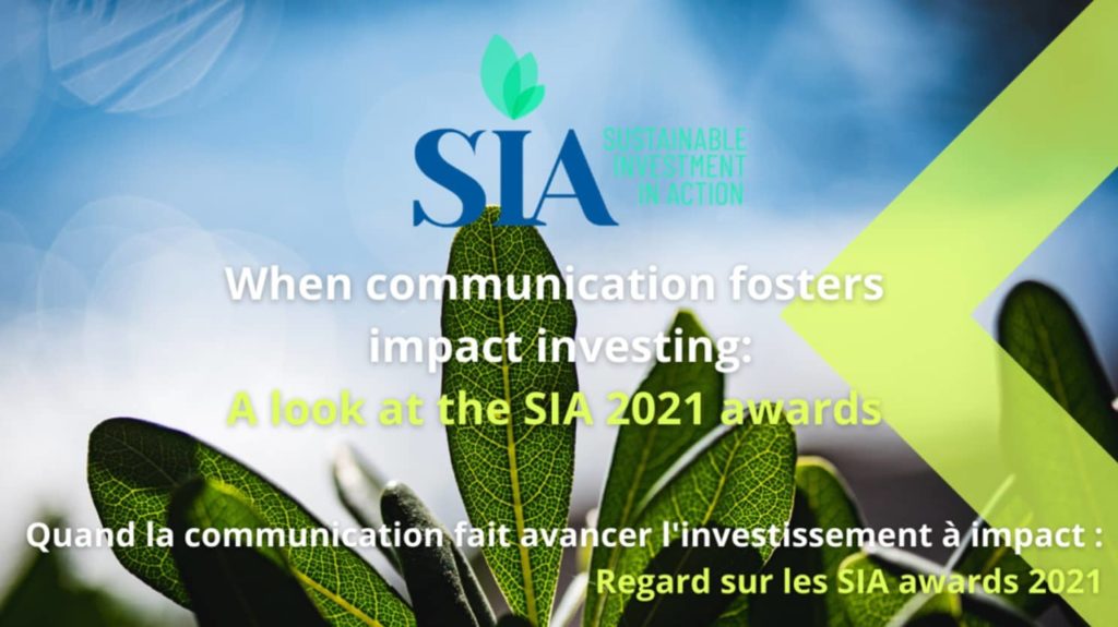 SIA when communication fosters impact investing